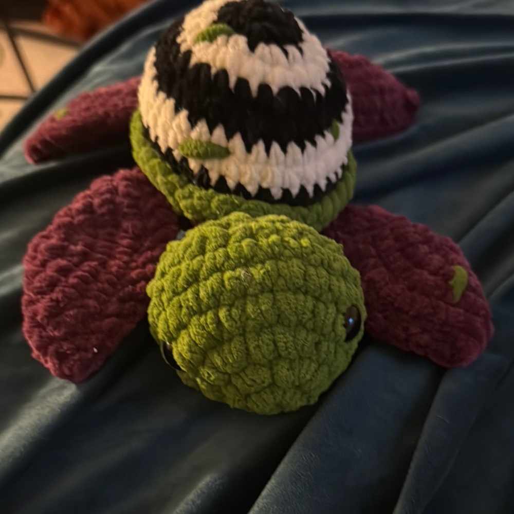 Crocheted Turtle Plush Toy